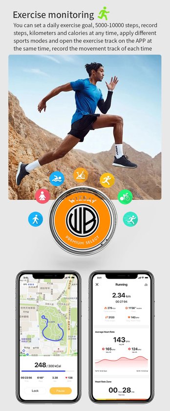 WizBay Premium Select® Gouden FrostLook Smart Ring Dames Heren - Oplaad Case - Hypoallergeen - Hartslag & Slaap Monitor - IP68 Waterdicht - O2 Meting - Gesture Functie - Multiple Sport Modi - #9