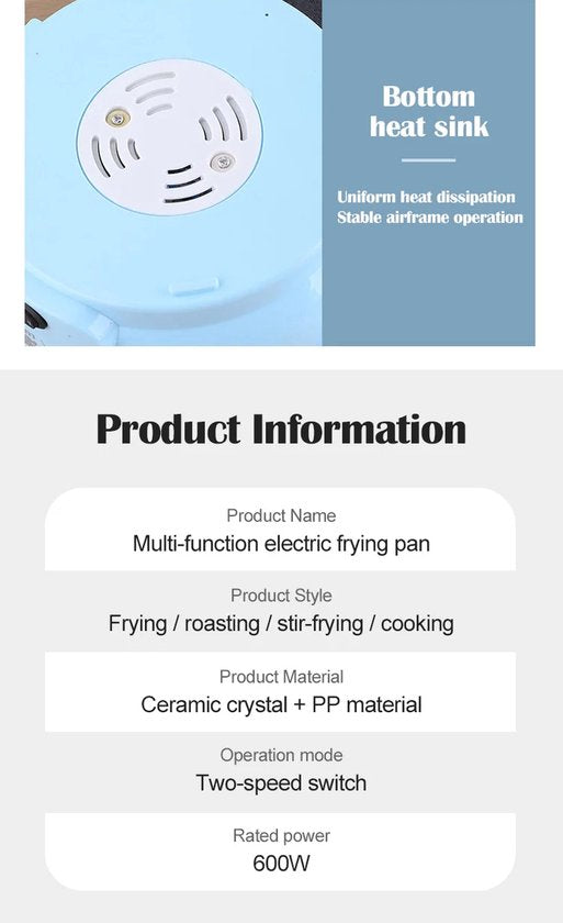WizBay Premium Select® Bak Grillplaat Anti Baklaag - Elektrisch - Aluminium - 2 Personen - Binnen Buiten - Funcooking - 22x22x10cm - Groen