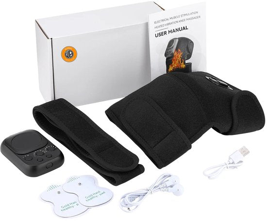 WizBay Premium Select® 4in1 Warmte Brace - Knie Schouder Arm Been - Vibratie en EMS - App - Draadloos - App iOS en Android