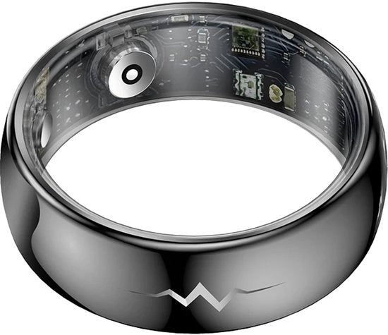WizBay Premium Select® FlashSense Smart Ring – Glucose & ECG Meting – Gesture – Hypoallergeen – Waterdicht IP68 – Dames & Heren – Oplaadcase – Slaap, O2, Bloeddruk, Hartslag & Sportmonitoring - Zwart #11