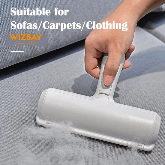 WizBay Premium Select® Huisdierhaar Verwijderaar - Verwijder Honden en Kattenharen - Pluizenborstel - Pluizenroller - Haarverwijderaar Kleding Bank Karpet Auto