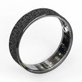 WizBay Premium Select® Zwarte FrostLook Smart Ring Dames Heren - Oplaad Case - Hypoallergeen - Hartslag & Slaap Monitor - IP68 Waterdicht - O2 Meting - Gesture Functie - Multiple Sport Modi - #12