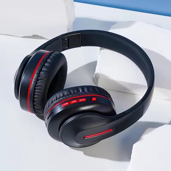 WizBay Premium Select® Headset met Microfoon HIFI Stereo - Headset Draadloos - HD Bluetooth Phone Call - Ingebouwde Microfoon - Superior 40mm Coil Sound -SD Card - Verstelbare Hoofdband - Soft Zuurstof doorlatend Ear Pads - Kleur Oranje met Zwart