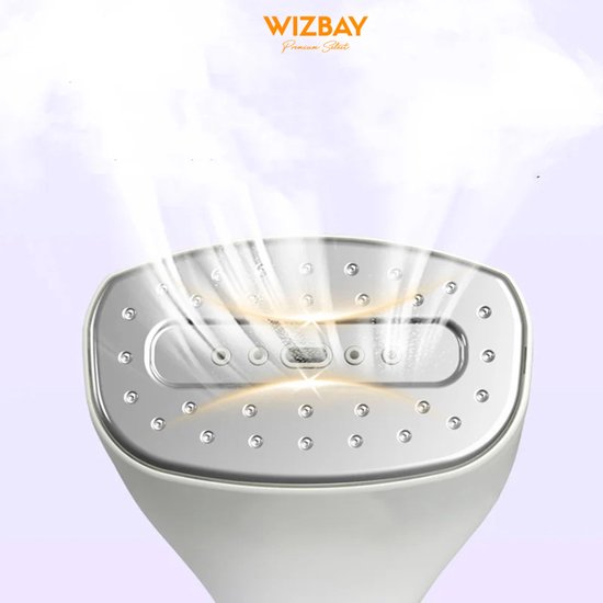 WizBay Premium Select® Kledingstomer - 1000W Stoomapparaat met 260ml Reservoir - Luxe Kledingstomer - Handstomer - Stoomreiniger - Stoomapparaat Kleding