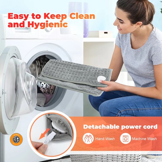 WizBay Premium Select® Elektrisch Voetverwarmingskussen – 9 Temperatuurstanden – Afstandsbediening – Superzacht Kristalstof – Timerfunctie – Wasbaar – 75W – Voor Thuis & Kantoor