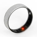 WizBay Premium Select® Zilveren FrostLook Smart Ring Dames Heren - Oplaad Case - Hypoallergeen - Hartslag & Slaap Monitor - IP68 Waterdicht - O2 Meting - Gesture Functie - Multiple Sport Modi - #10