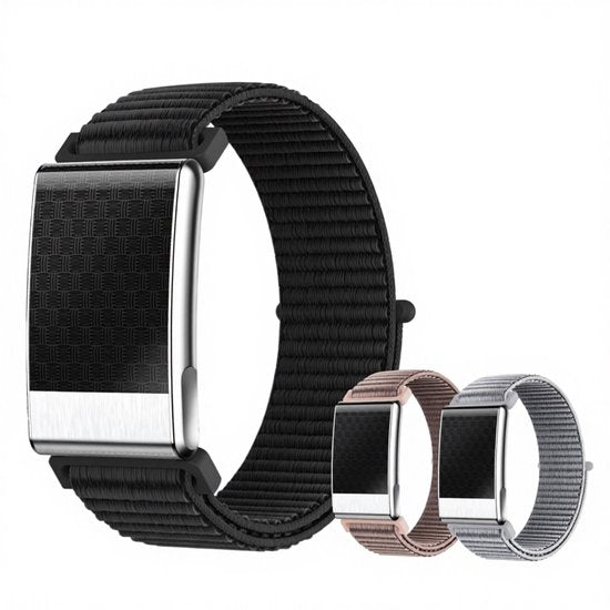 WizBay Premium Select® Smart Bracelet - Screenloze Gezondheidsarmband - ECG - HRV - Hartslag - Zuurstof - Temperatuur - Glucosetrends - BMI - iOS en Android - IP68 - Zilver Rosé