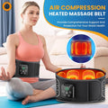 WizBay Premium Select® Rug Massage Gordel - Luchtcompressie - Warmtetherapie - Vibratiemassage - Draadloos - 4000mAh - Zwart