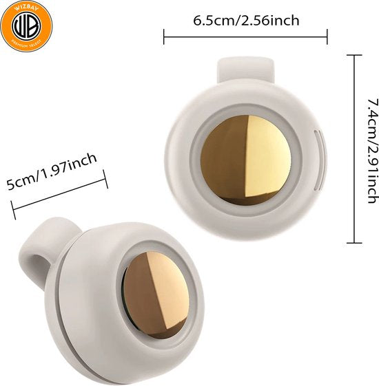 WizBay Premium Select® USB Oplaadbare Zomer Clip-On Mini Cooling Ventilator - 360° Links of Rechts Instelbaar Fan - 3 Standen - Aircooler - Groen