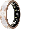 WizBay Premium Select® Bohemian Smart Ring - Pearl White - Hartslag, Slaap en Zuurstofmeting - Activiteitstracker - Maat 9
