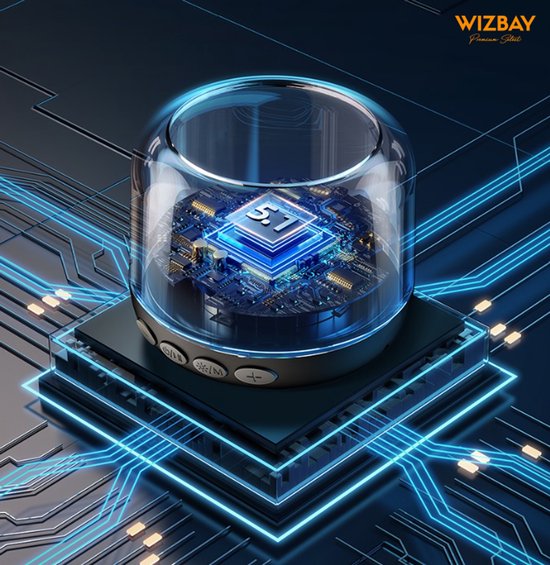 WizBay Premium Select® 2x Mini DSP Intelligent digitaal Gehoorapparaat Oplaadbaar – Bluetooth - In-Het-Oor (IHO) – Bluetooth – Noise Reduction – Geluidsreductie - Gehoorversterker - Oplaadbaar met Magnetische LED L/R Oplaadbox – Zwart
