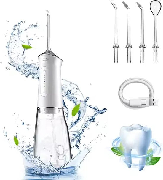 WizBay Premium Select® Cordless Waterflosser - Monddouche - Water Flosser - Wit