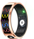 WizBay Premium Select® Smart Ring Color LED Rosé Goud - Maat 9 - Hartslag Slaap - Gesture - Multi Sport Modi