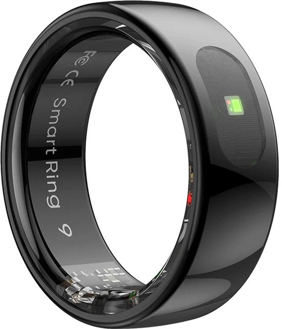 WizBay Premium Select® Smart Ring Dark Grey - Maat 11 - Smart Ring met Hartslag, Slaap, Zuurstof - Multi Sport Modi