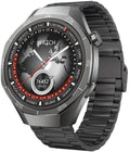 WizBay Premium Select® 1.53 inch TFT Smartwatch Dames Heren - Sapphire Glas - Android en iOS - Bluetooth Call - 02 Zuurstof - Bloedruk - Message - AI Voice - Multiple Sport Modi - Obsidiaan Zwarte Case 2 extra Banden Zwart Leer en Siliconen