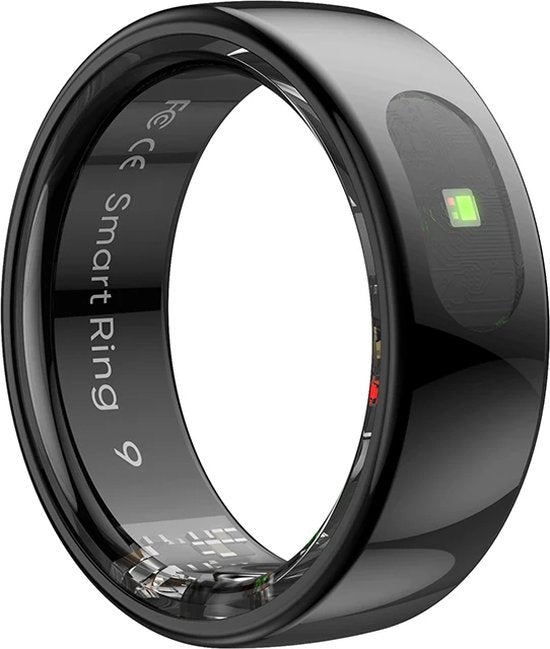 WizBay Premium Select® Smart Ring Dark Grey - Maat 10 - Smart Ring met Hartslag, Slaap, Zuurstof - Multi Sport Modi