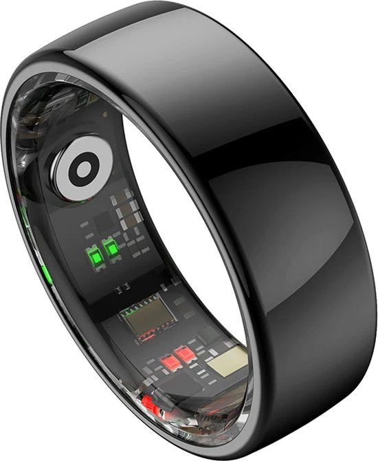 WizBay Premium Select® Smart Ring Dark Grey - Maat 10 - Smart Ring met Hartslag, Slaap, Zuurstof - Multi Sport Modi