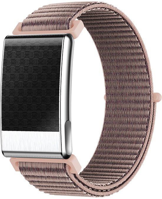 WizBay Premium Select® Smart Bracelet - Screenloze Gezondheidsarmband - ECG - HRV - Hartslag - Zuurstof - Temperatuur - Glucosetrends - BMI - iOS en Android - IP68 - Zilver Rosé