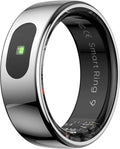 WizBay Premium Select® Smart Ring Zilver - Hartslag, Slaap, Zuurstof - Multi Sport Modi - Oplaadcase - Maat 10