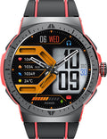 WizBay Premium Select® 1,43 Inch AMOLED Sport Smartwatch Rood Zwart - Bluetooth Bellen - Hartslag Bloeddruk Zuurstof - IP68 Waterdicht - 100+ Sportstanden - 466x466