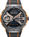 WizBay Premium Select® 1,43 Inch AMOLED Sport Smartwatch Zwart Oranje - Bluetooth Bellen - Hartslag Bloeddruk Zuurstof - IP68 Waterdicht - 100+ Sportstanden - 466x466