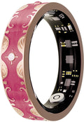 WizBay Premium Select® Bohemian Smart Ring - Rose Red - Hartslag, Slaap en Zuurstofmeting - Activiteitstracker - Maat 9