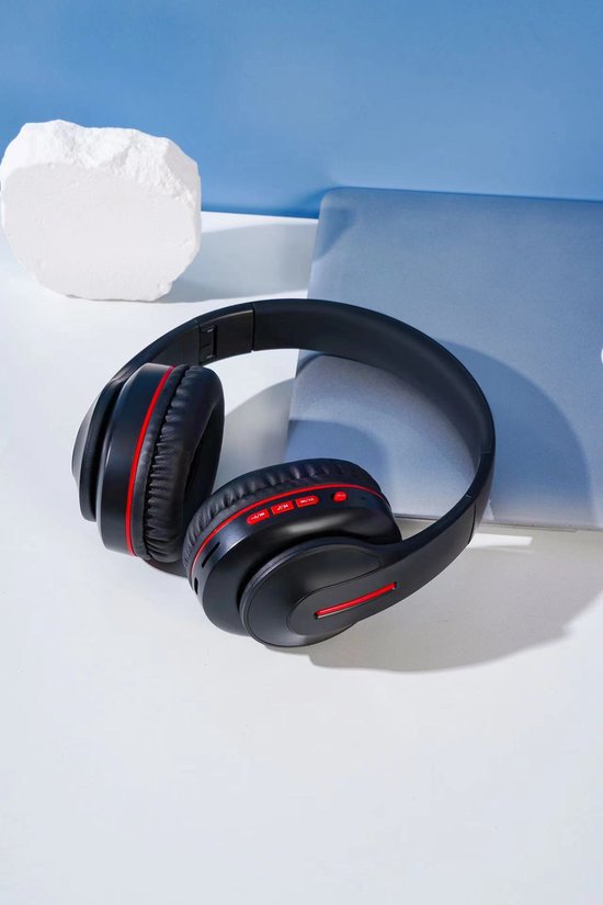 WizBay Premium Select® Headset met Microfoon HIFI Stereo - Headset Draadloos - HD Bluetooth Phone Call - Ingebouwde Microfoon - Superior 40mm Coil Sound -SD Card - Verstelbare Hoofdband - Soft Zuurstof doorlatend Ear Pads - Kleur Oranje met Zwart